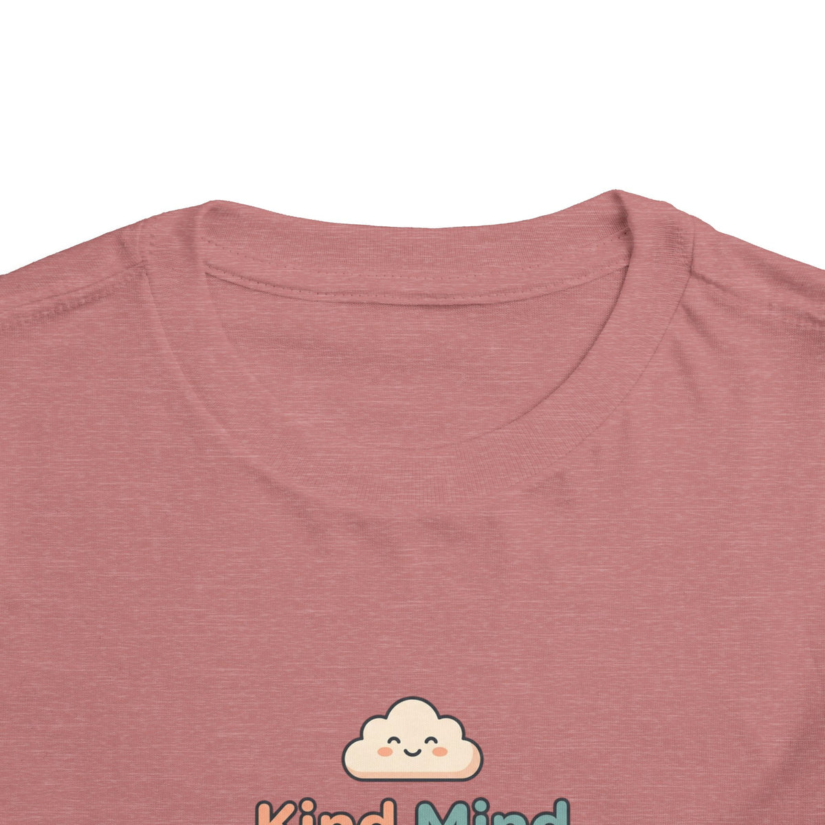 Kind Mind Brave Heart Toddler Shirt | Positive Affirmations Emotional Wellness Kids Tee