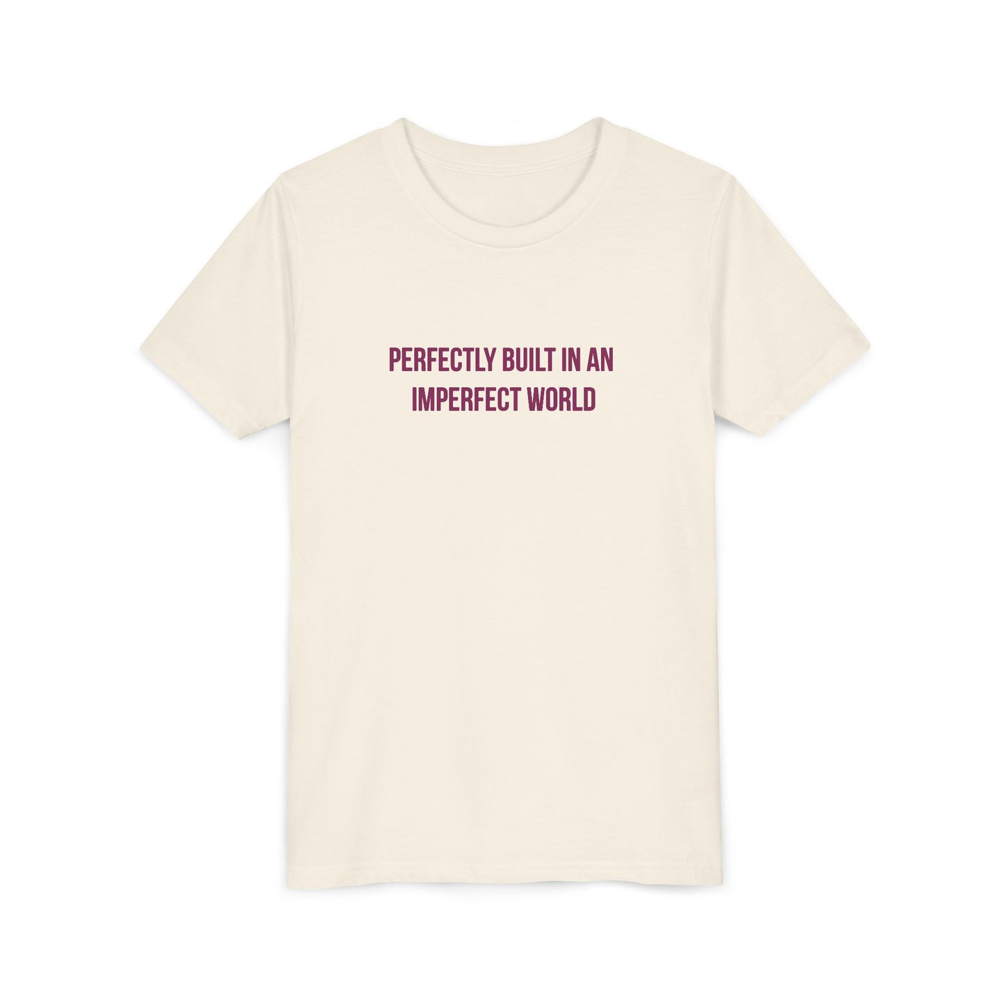 "Perfectly Built in an Imperfect World" Autism Awareness Youth Tee