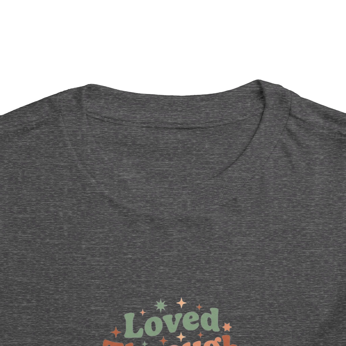 Loved Through Every Feeling Toddler Shirt | Emotional Wellness Sticker Badge Kids Tee
