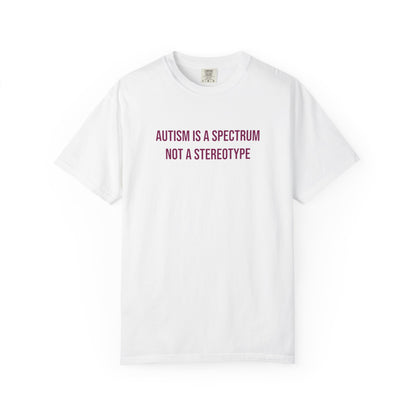 Autism Is A Spectrum Not A Stereotype Empowerment T-shirt | Autism Awareness Streetwear Tee
