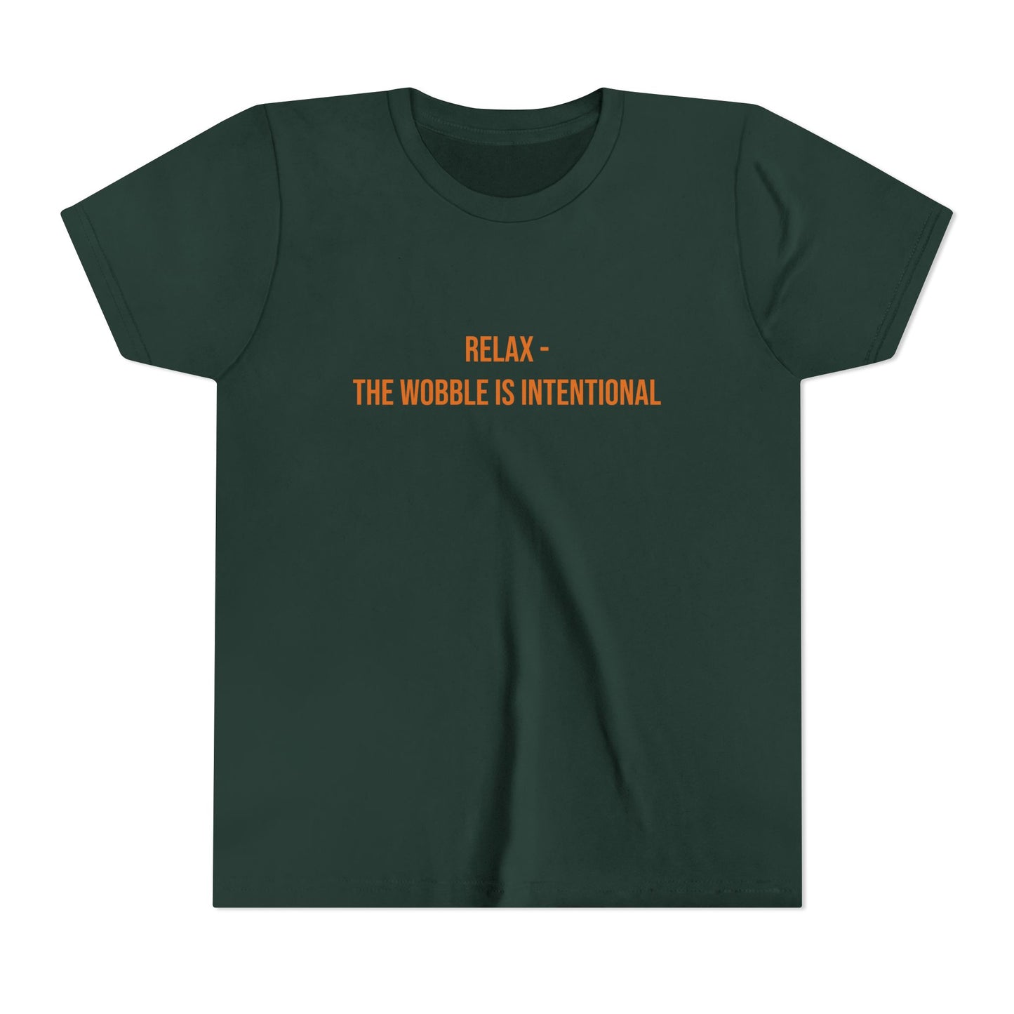 Relax The Wobble Is Intentional" Cerebral Palsy Awareness Youth Tee | Uplifted By Design