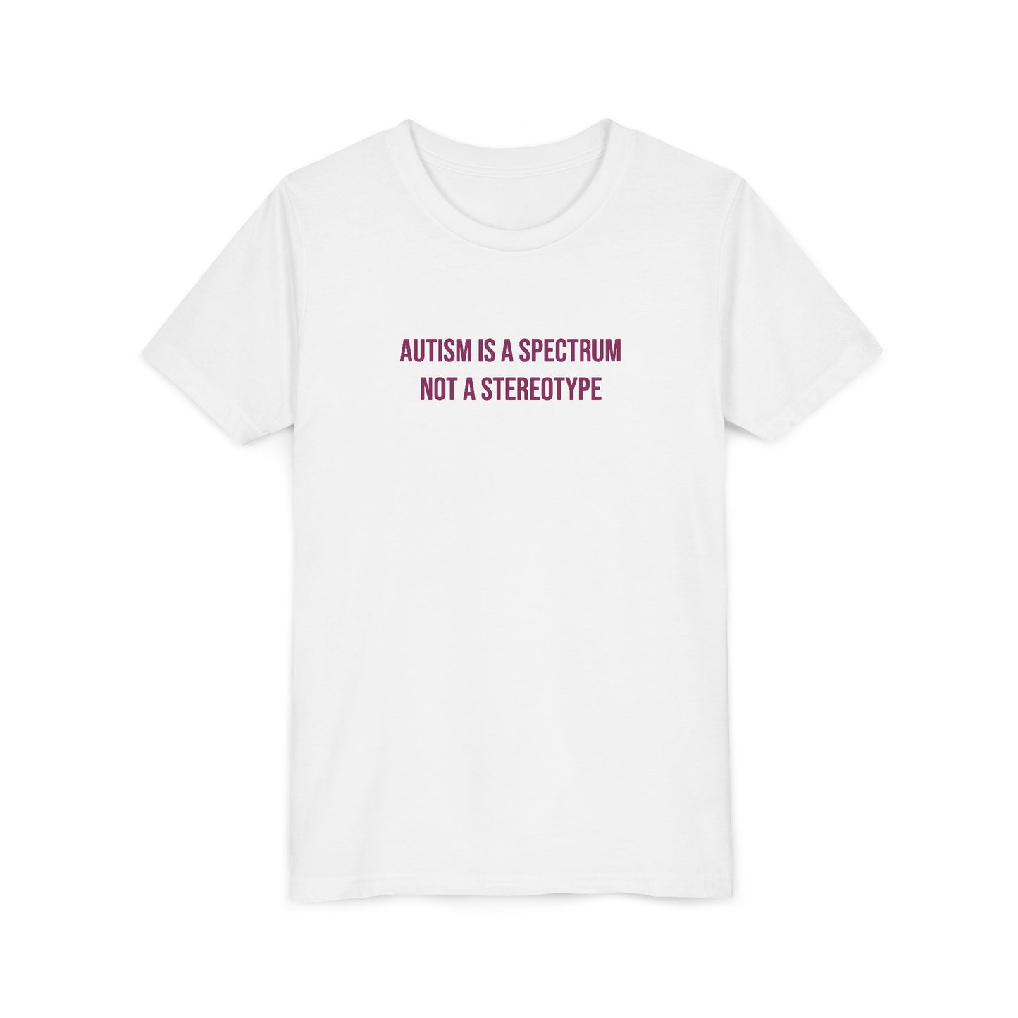 "Autism Is A Spectrum Not A Stereotype" Neurodivergent Pride Youth Tee | Uplifted By Design