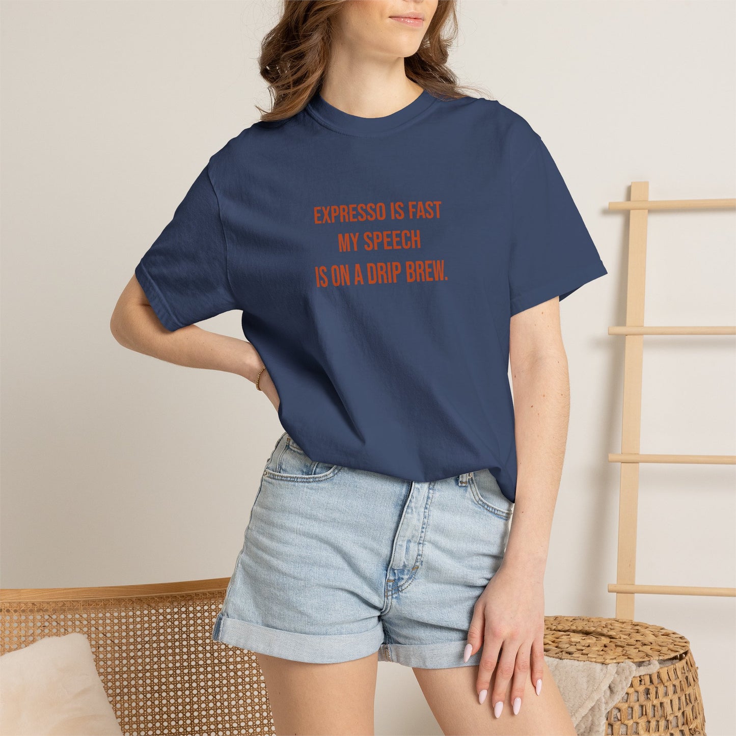 Expresso Is Fast My Speech Is On A Drip Brew Tee | CP Awareness | Uplifted By Design
