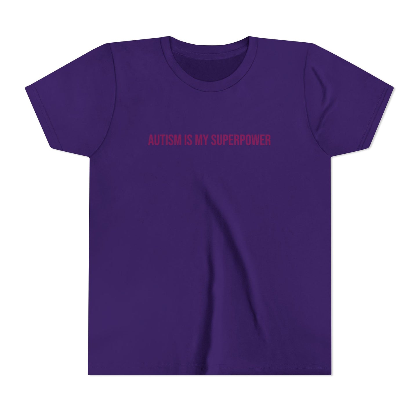 "Autism Is My Superpower" Neurodivergent Pride Youth Tee | Uplifted By Design
