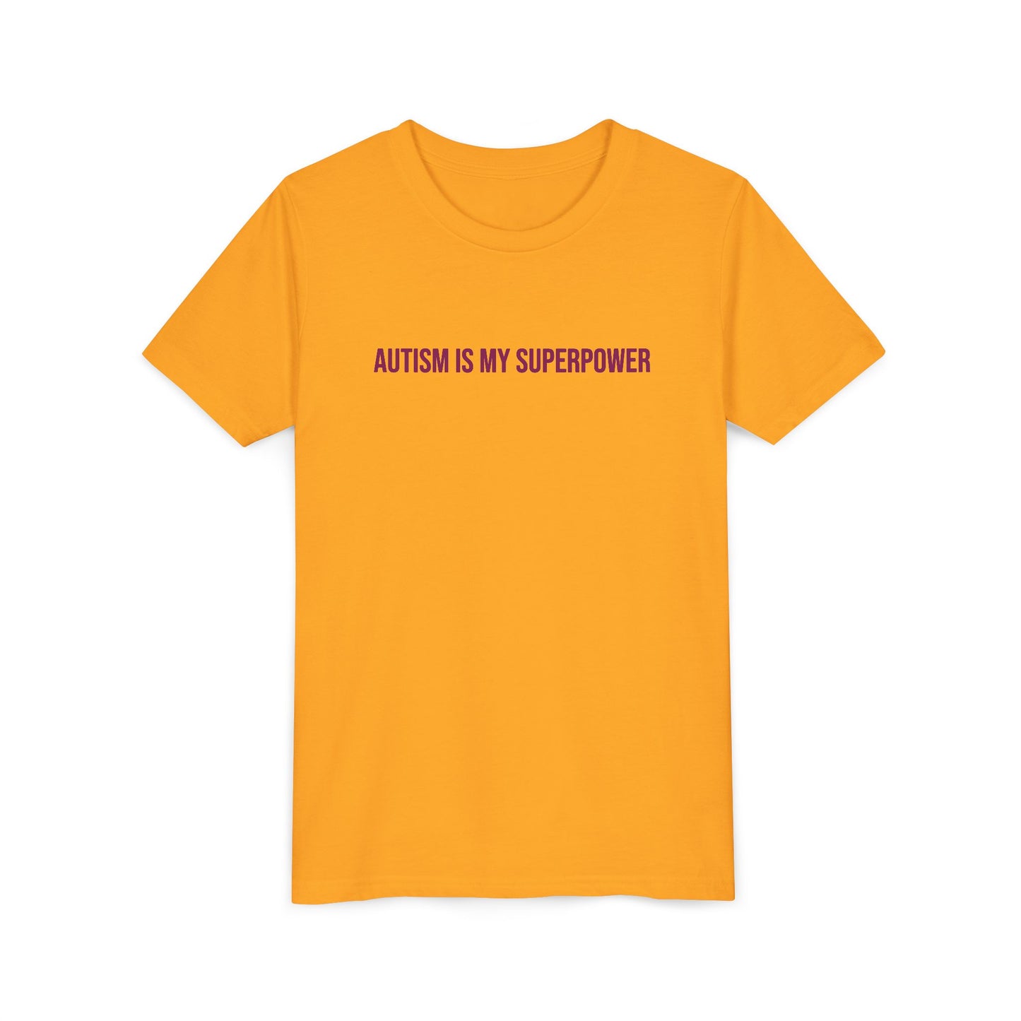 "Autism Is My Superpower" Neurodivergent Pride Youth Tee | Uplifted By Design