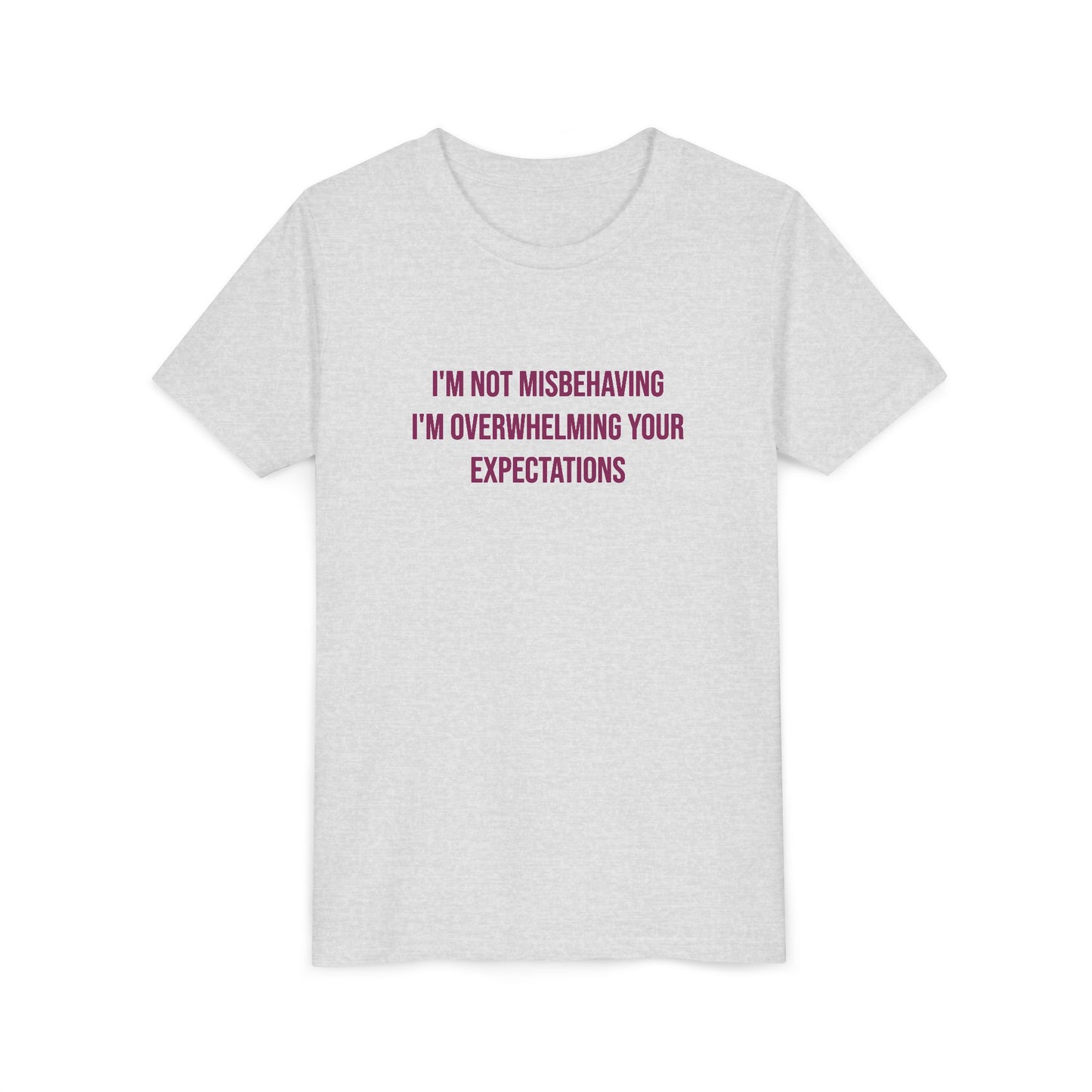 I'm Not Misbehaving" Neurodivergent Pride Youth Tee | Uplifted By Design