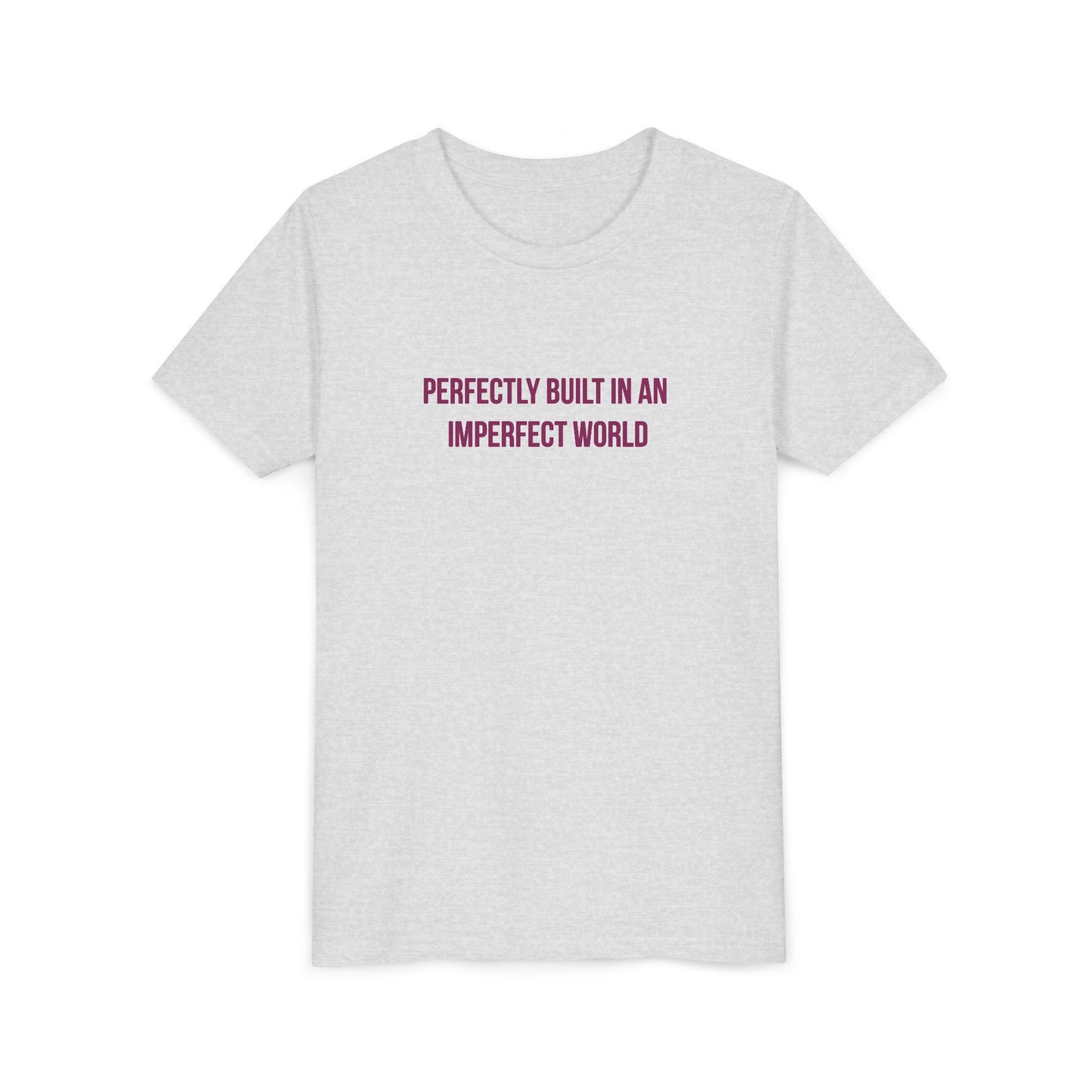 "Perfectly Built in an Imperfect World" Autism Awareness Youth Tee