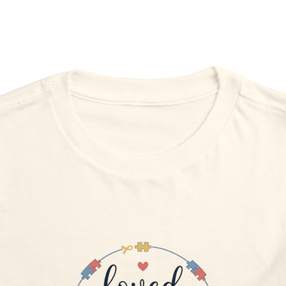 Loved Exactly As I Am Neurodiversity Toddler Tee | Autism Acceptance