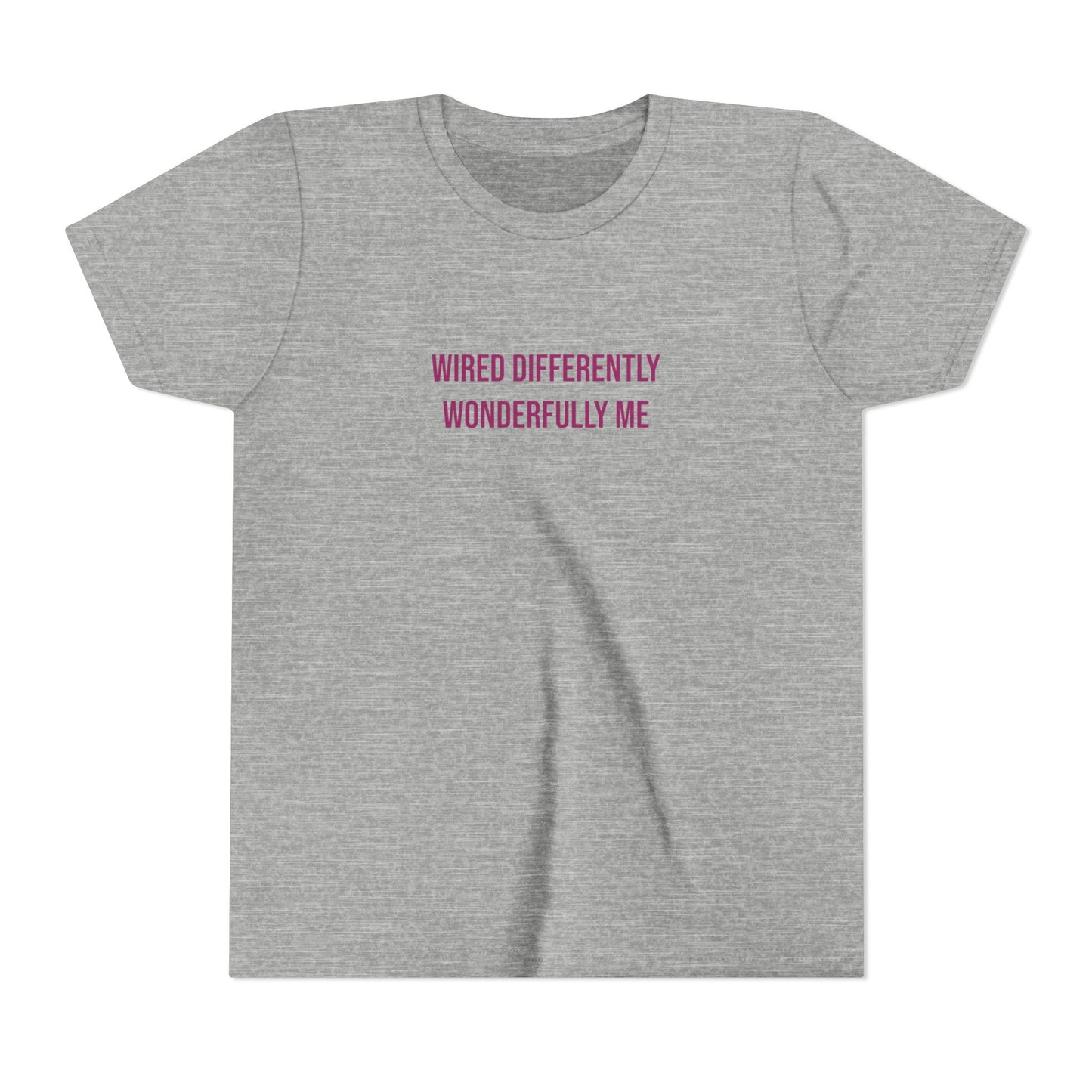Youth Tee — "Wired Differently Wonderfully Me" Inspirational Kids T‑Shirt