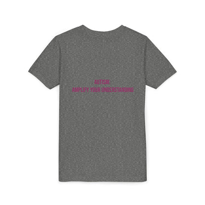 Amplify Your Understanding Empowerment Youth Tee | Autism Pride Kids Streetwear
