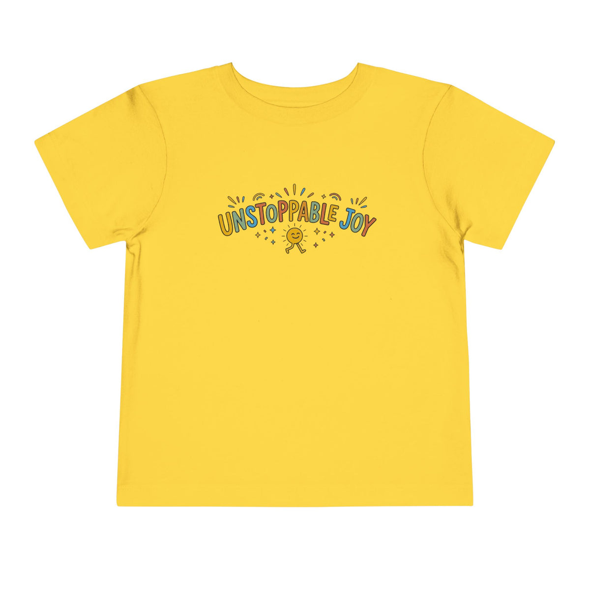 "Unstoppable Joy" Toddler Graphic Tee | Uplifted By Design™ Cerebral Palsy & Adaptive Movement Shirt