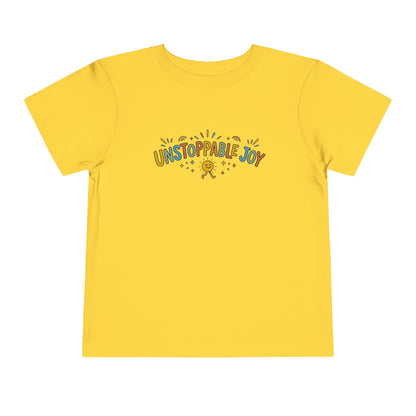 "Unstoppable Joy" Toddler Graphic Tee | Uplifted By Design™ Cerebral Palsy & Adaptive Movement Shirt