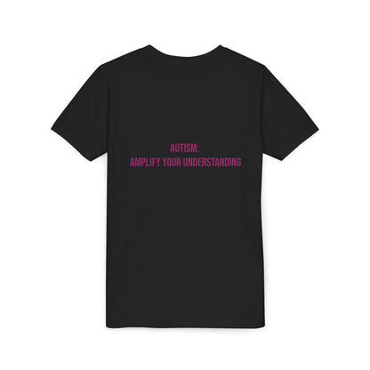 Amplify Your Understanding Empowerment Youth Tee | Autism Pride Kids Streetwear