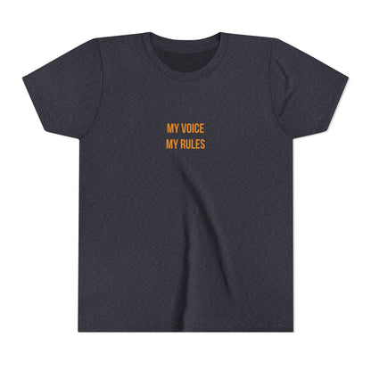 "My Voice My Rules" Cerebral Palsy Awareness Youth Tee | Uplifted By Design