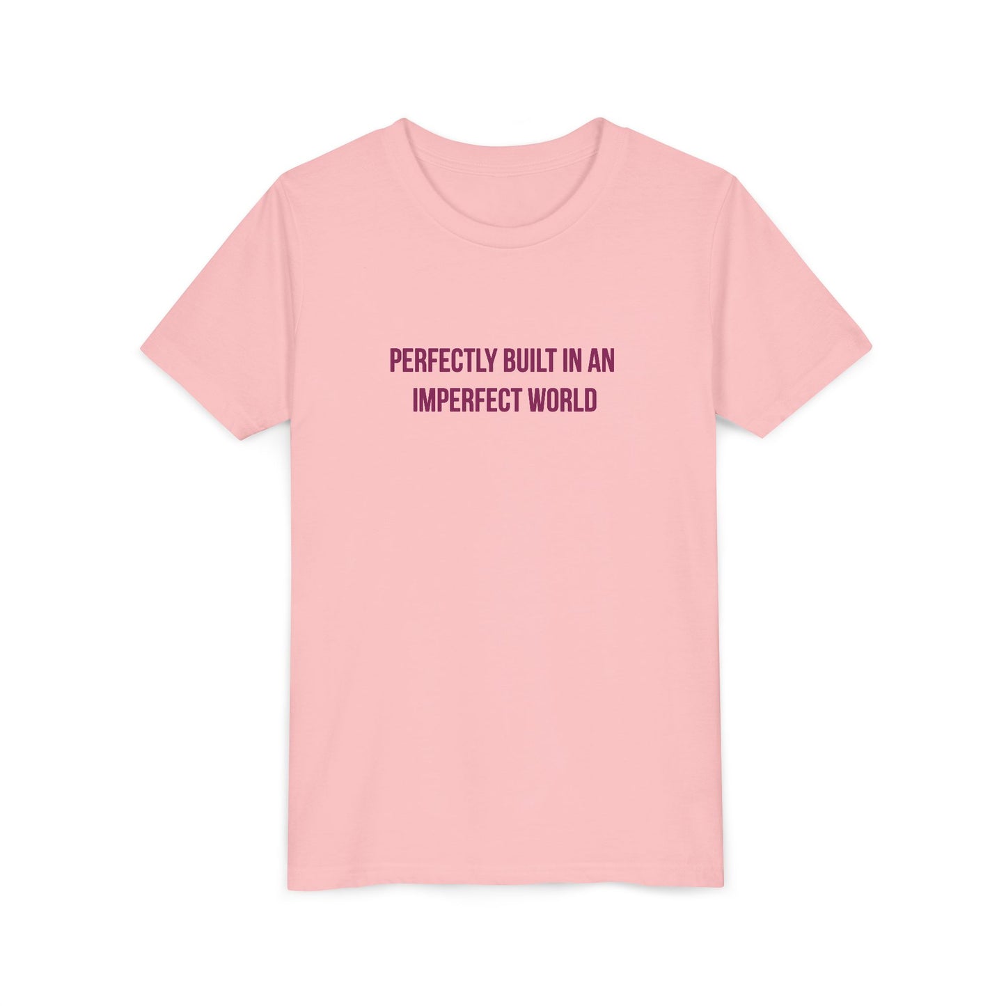 "Perfectly Built in an Imperfect World" Autism Awareness Youth Tee