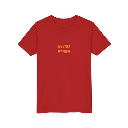 "My Voice My Rules" Cerebral Palsy Awareness Youth Tee | Uplifted By Design