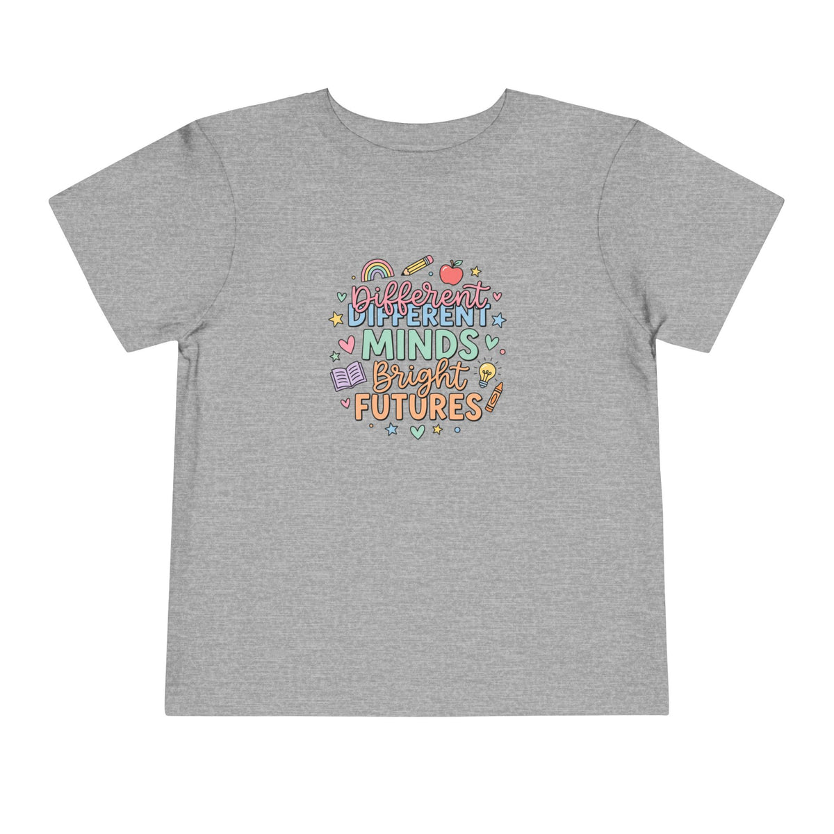 Different Minds, Bright Futures Neurodiversity Toddler Tee | Autism Acceptance