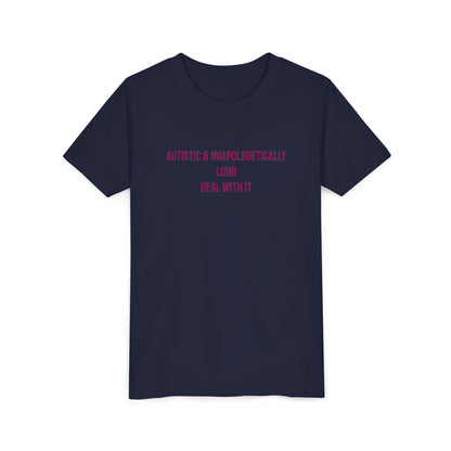 Loud Proud Autistic Neurodivergent Pride Youth Tee | Uplifted By Design