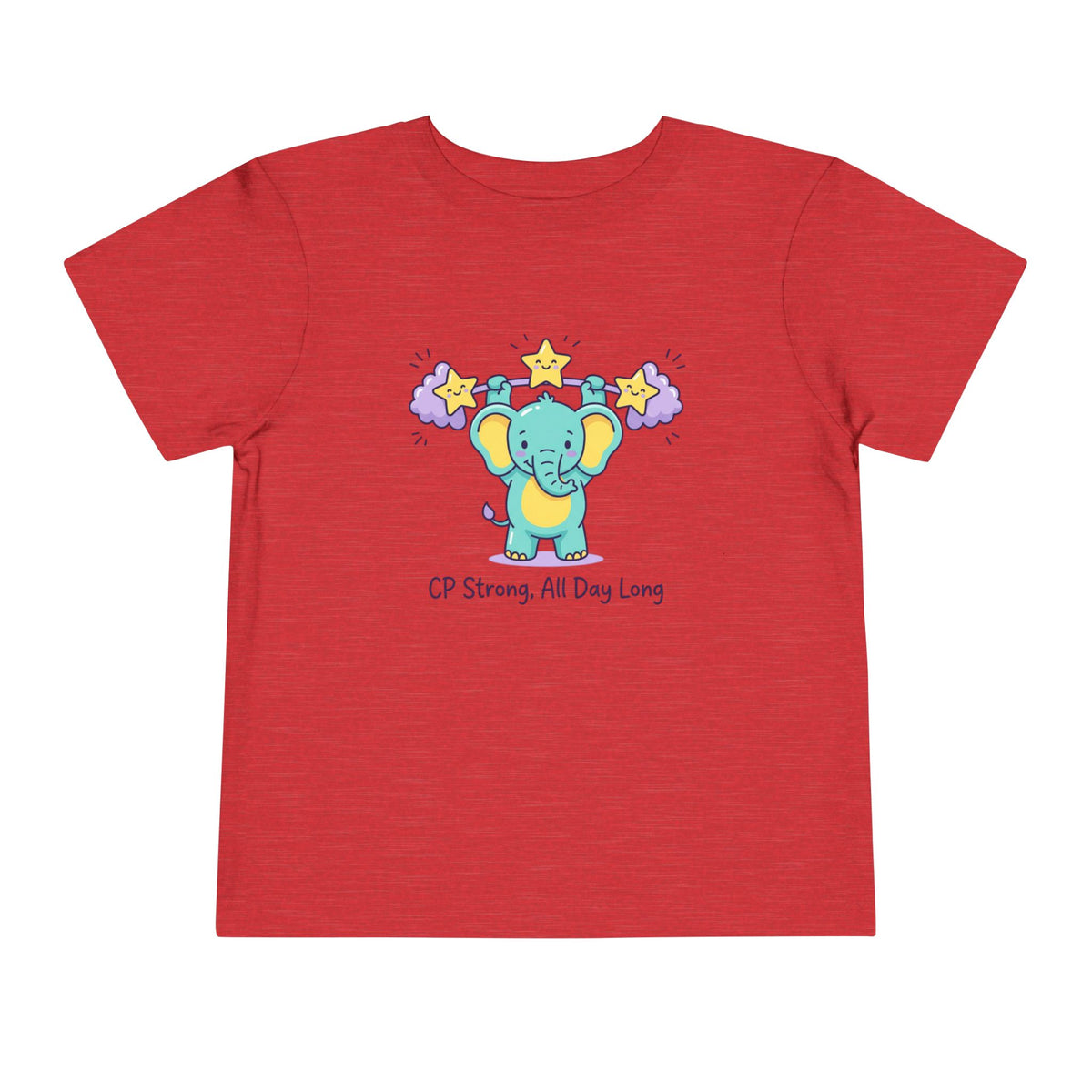 CP Strong All Day Long Toddler Shirt | Elephant Support Kids Tee