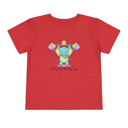 CP Strong All Day Long Toddler Shirt | Elephant Support Kids Tee