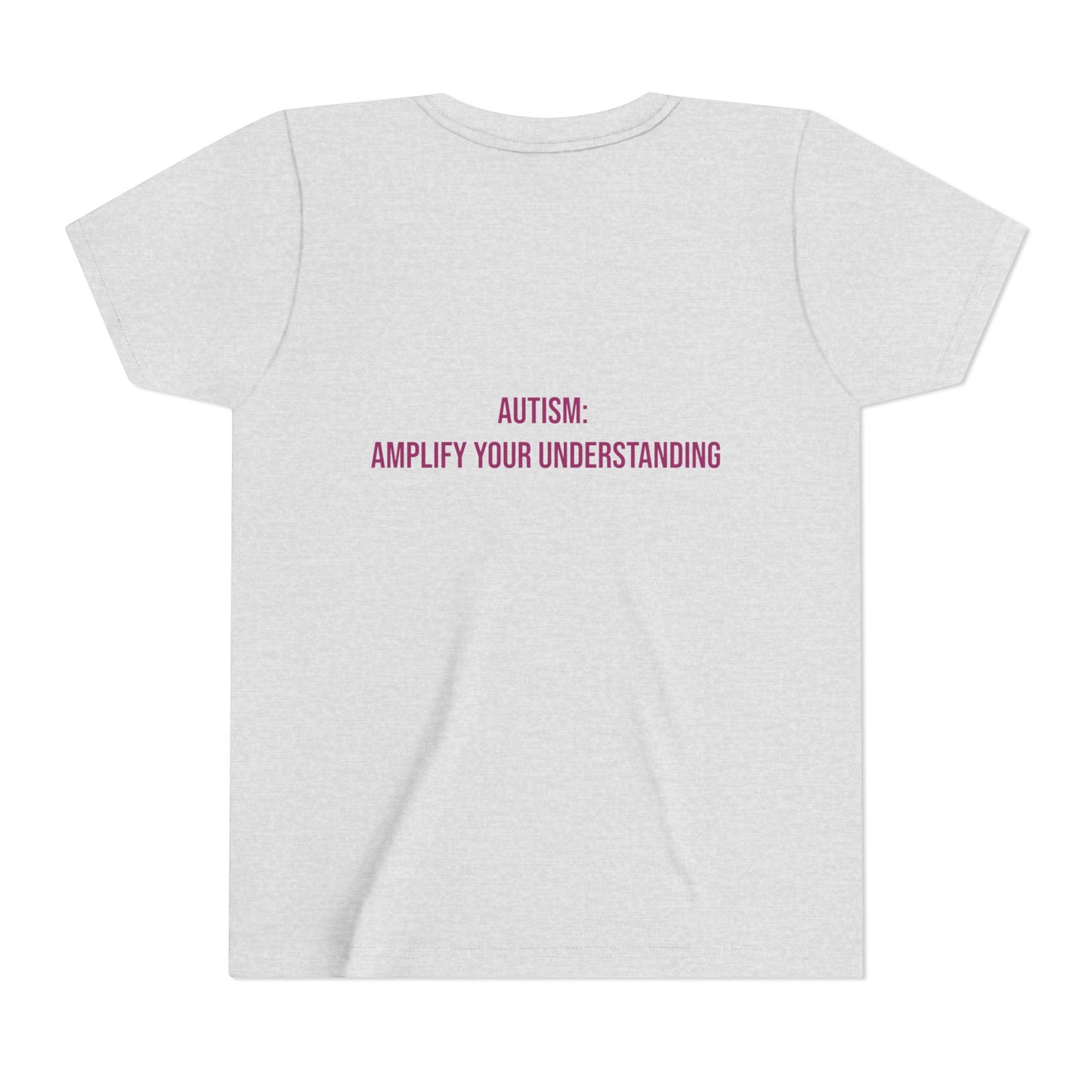 Amplify Your Understanding Empowerment Youth Tee | Autism Pride Kids Streetwear