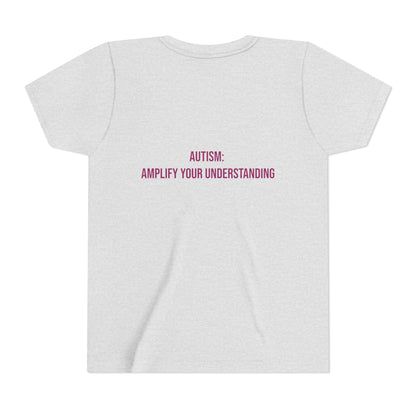 Amplify Your Understanding Empowerment Youth Tee | Autism Pride Kids Streetwear