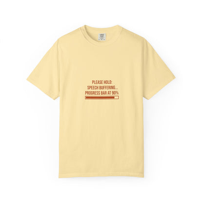 Please Hold Speech Buffering Tee | CP Awareness | Uplifted By Design