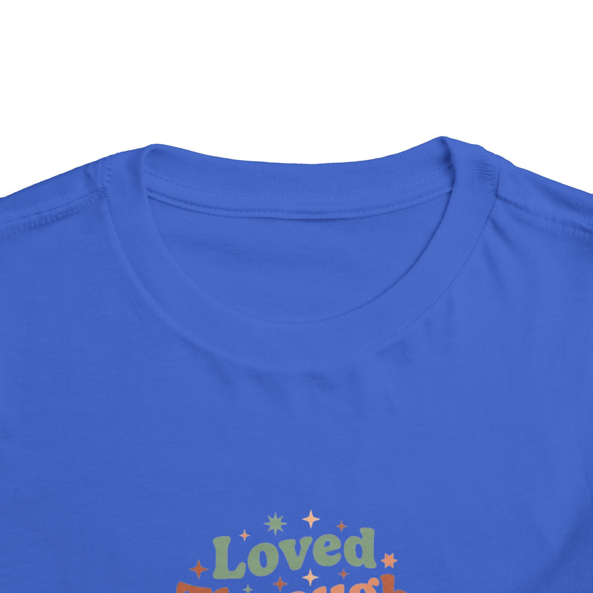 Loved Through Every Feeling Toddler Shirt | Emotional Wellness Sticker Badge Kids Tee