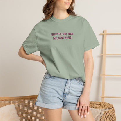 "Perfectly Built in an Imperfect World" Autism Awareness Tee