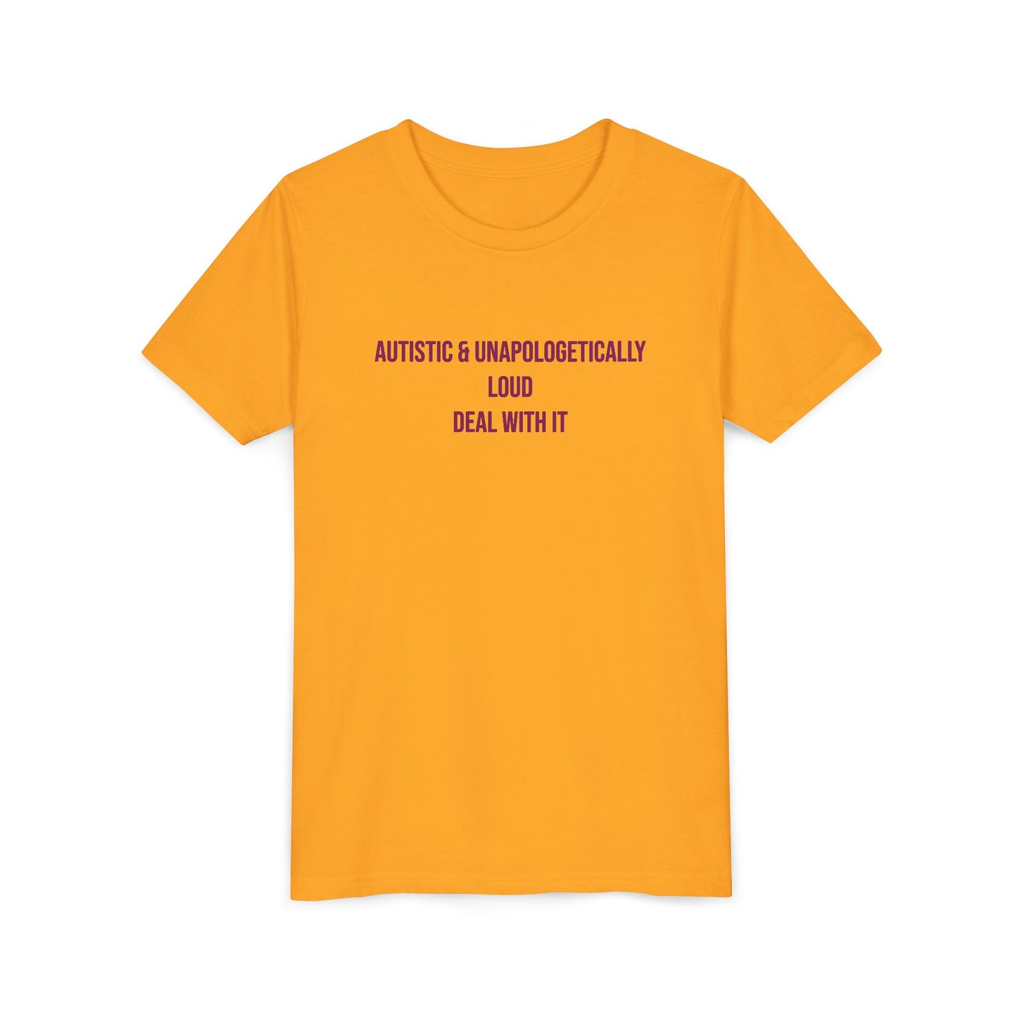 Loud Proud Autistic Neurodivergent Pride Youth Tee | Uplifted By Design
