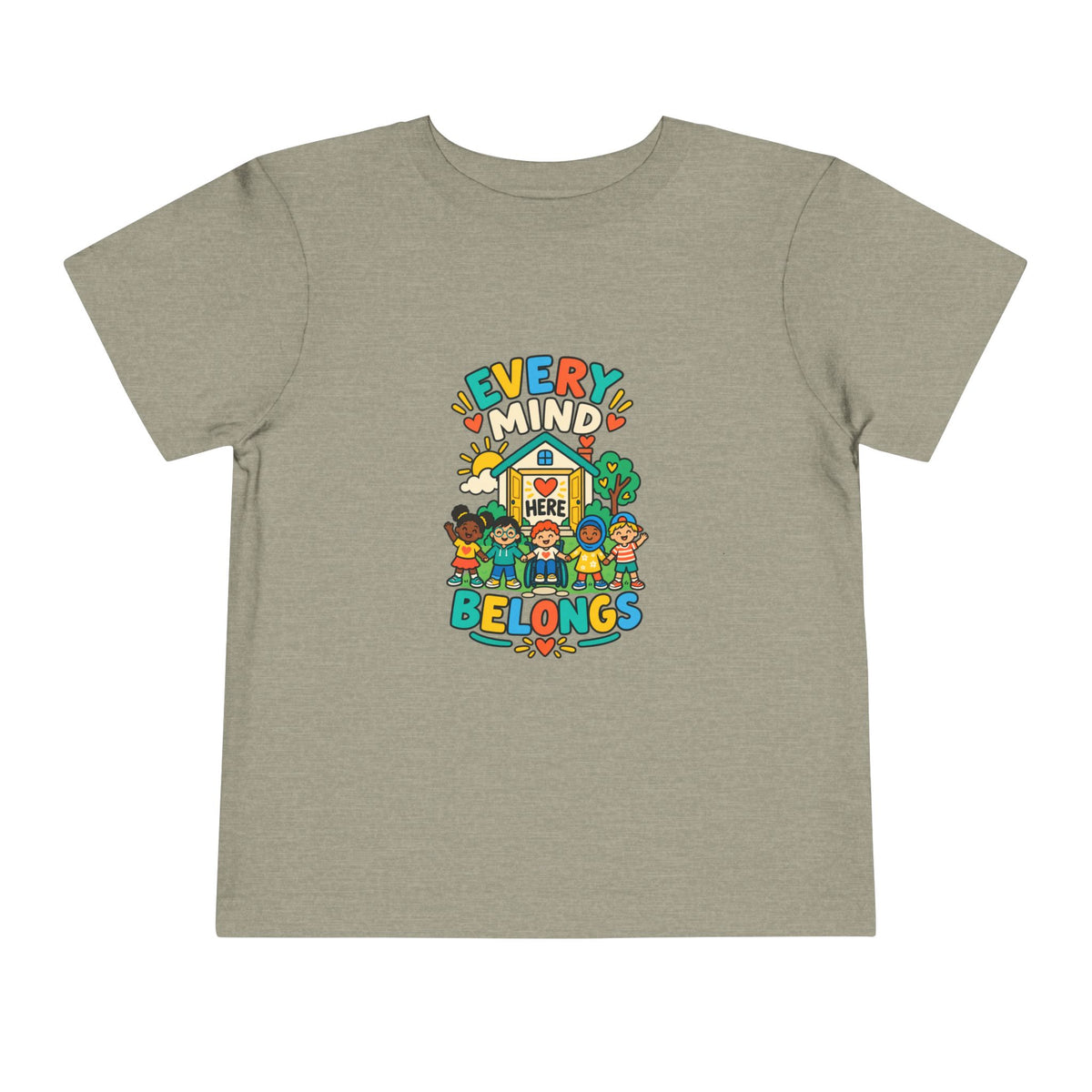 Every Mind Belongs Here Neurodiversity Toddler Tee | Autism Acceptance