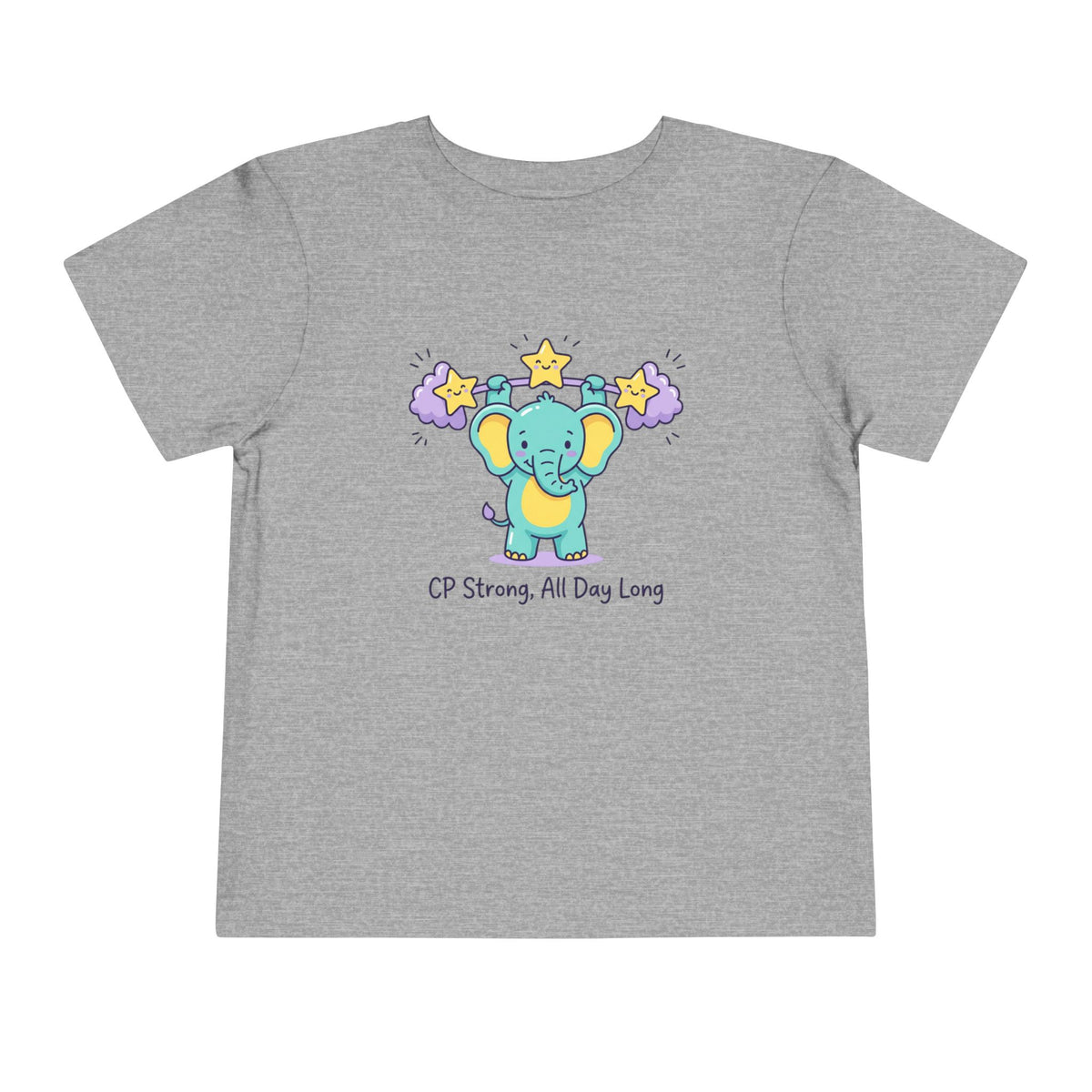 CP Strong All Day Long Toddler Shirt | Elephant Support Kids Tee