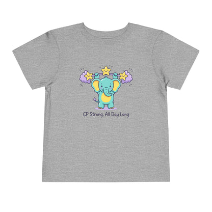 CP Strong All Day Long Toddler Shirt | Elephant Support Kids Tee