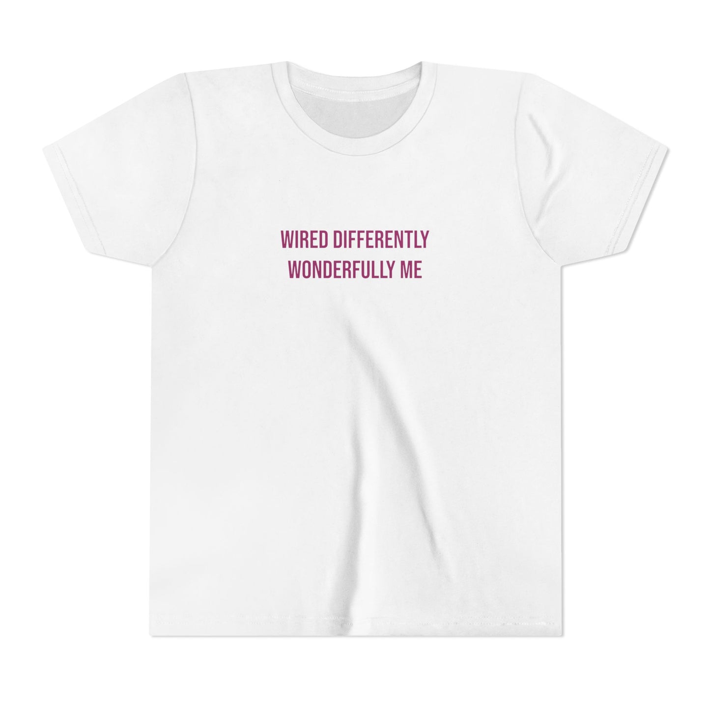 Youth Tee — "Wired Differently Wonderfully Me" Inspirational Kids T‑Shirt