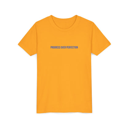 Progress Over Perfection Youth Tee – Uplifted By Design