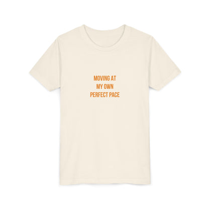 "Moving at My Own Perfect Pace" Cerebral Palsy Awareness Youth Tee | Uplifted By Design