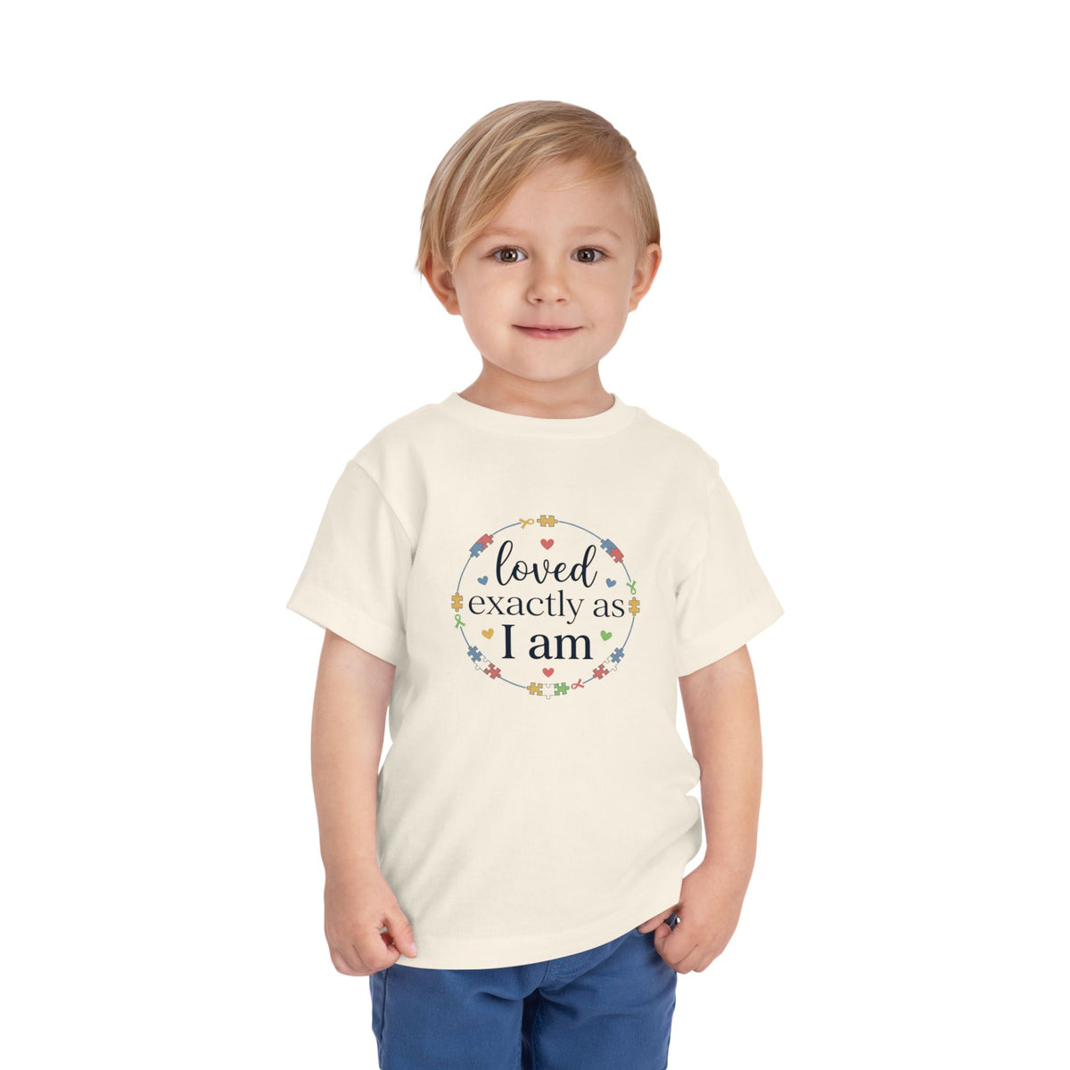 Loved Exactly As I Am Neurodiversity Toddler Tee | Autism Acceptance