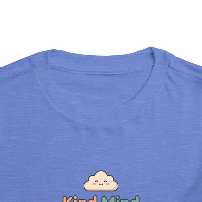 Kind Mind Brave Heart Toddler Shirt | Positive Affirmations Emotional Wellness Kids Tee