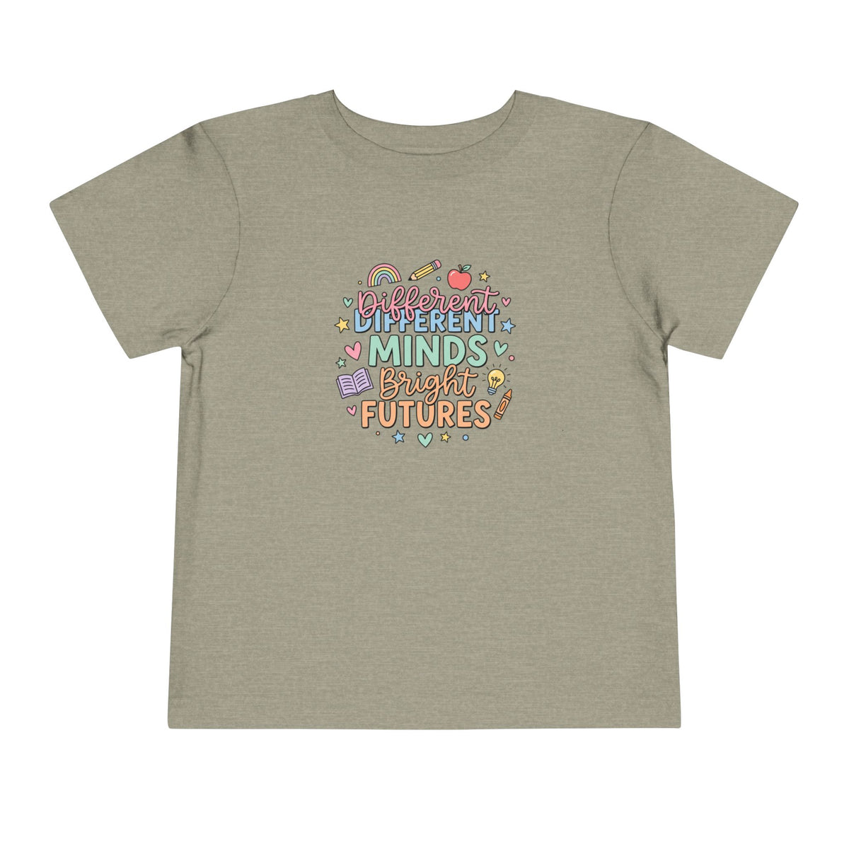 Different Minds, Bright Futures Neurodiversity Toddler Tee | Autism Acceptance