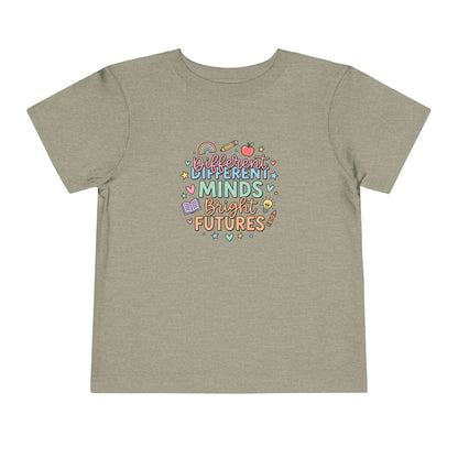Different Minds, Bright Futures Neurodiversity Toddler Tee | Autism Acceptance