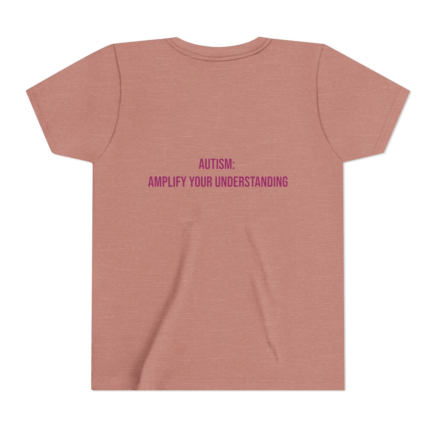 Amplify Your Understanding Empowerment Youth Tee | Autism Pride Kids Streetwear