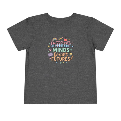 Different Minds, Bright Futures Neurodiversity Toddler Tee | Autism Acceptance