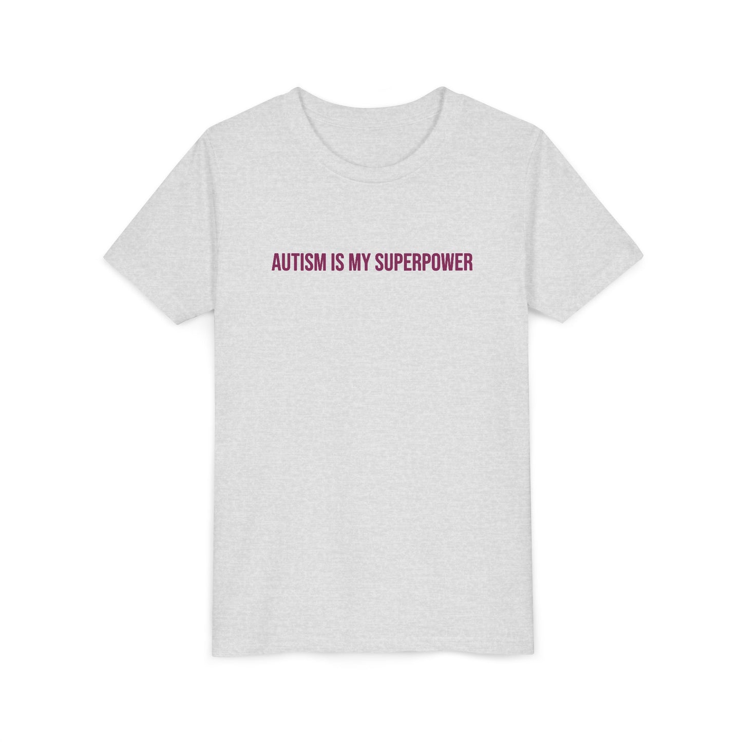 "Autism Is My Superpower" Neurodivergent Pride Youth Tee | Uplifted By Design
