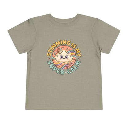 Toddler Tee — "Stimming Is My Super-Calm" Affirmation | Autism Acceptance & Sensory Pride Shirt