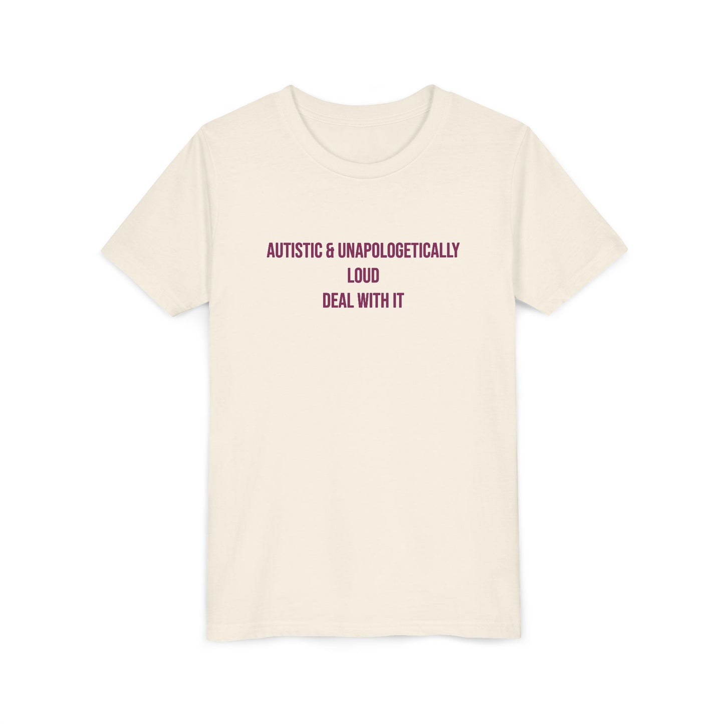 Loud Proud Autistic Neurodivergent Pride Youth Tee | Uplifted By Design