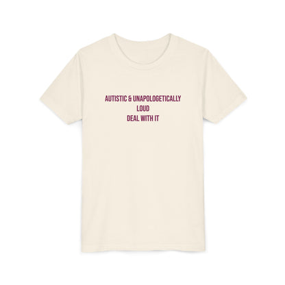 Loud Proud Autistic Neurodivergent Pride Youth Tee | Uplifted By Design