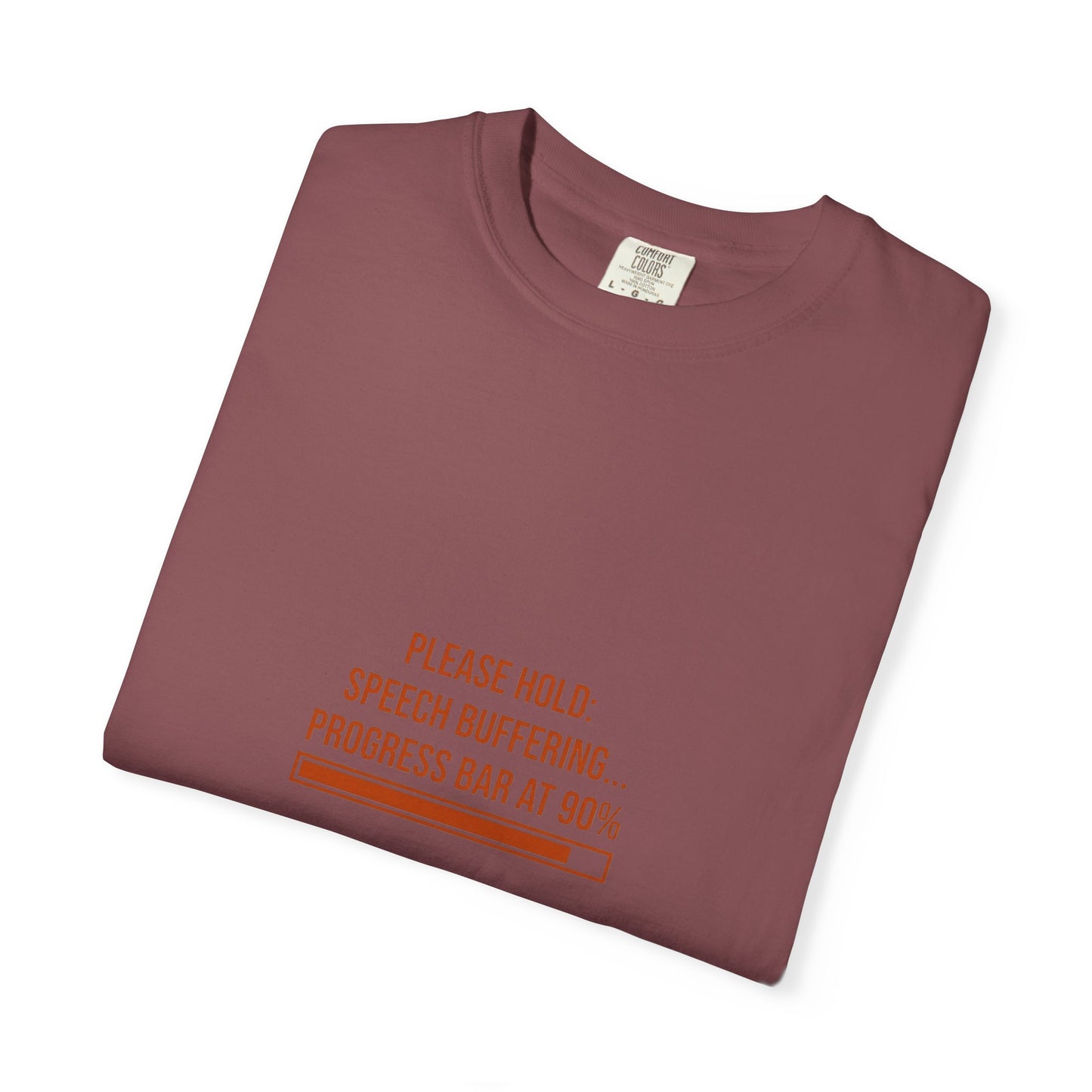 Please Hold Speech Buffering Tee | CP Awareness | Uplifted By Design