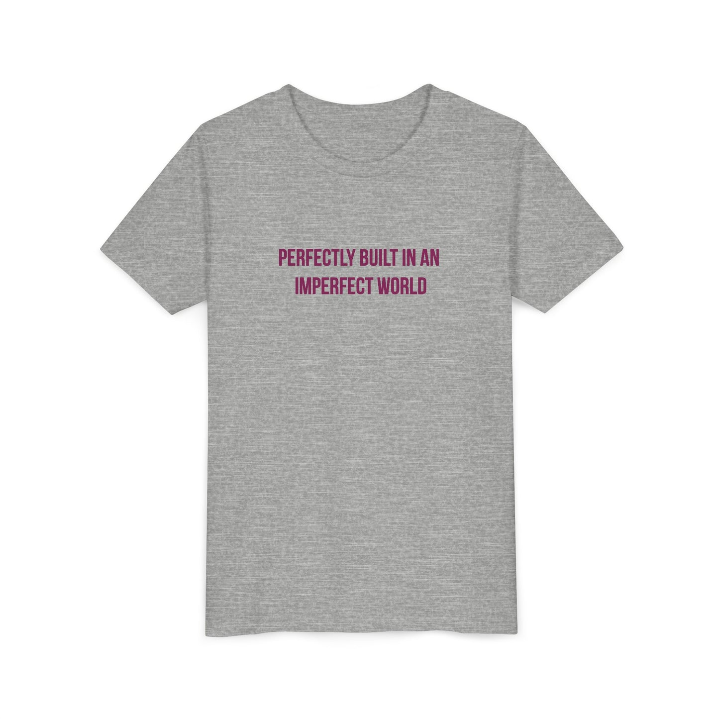 "Perfectly Built in an Imperfect World" Autism Awareness Youth Tee