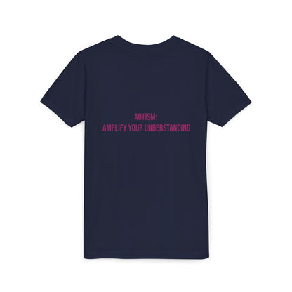 Amplify Your Understanding Empowerment Youth Tee | Autism Pride Kids Streetwear