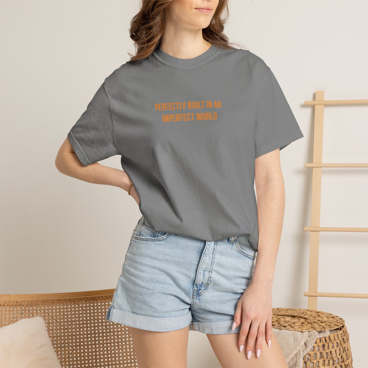 "Perfectly Built in an Imperfect World" Cerebral Palsy Awareness Tee
